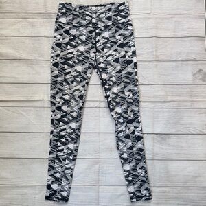 Victoria Secret Sport Knockout Tight Black Monochrome Athletic Legging Small